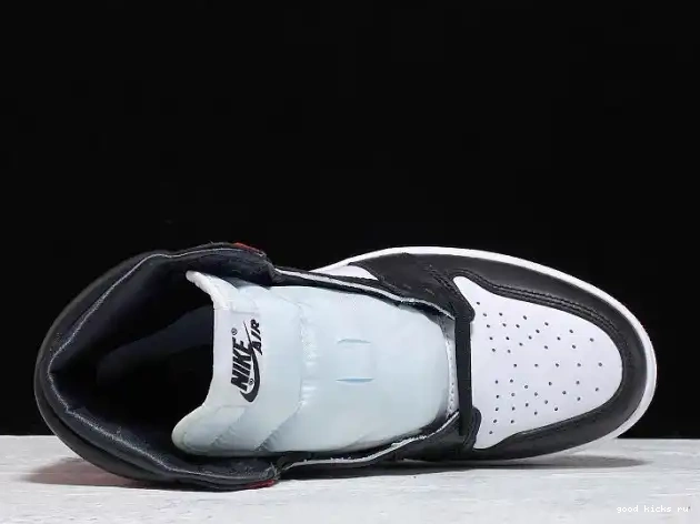 Rep High CD0461-016 Black Jordan Satin Toe 1 Retro Air 0608